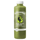 Mockingbird Raw Daily Greens Juice with cucumber, spinach, pineapple, and kiwi 750ml, imported from the UK
