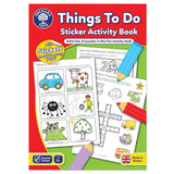 Orchard Toys Things to Do Activity Book Educational Sticker Book 297x210 mm