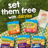 Dairylea Snackers cheese and crackers with mini chocolate fingers 61g - British product