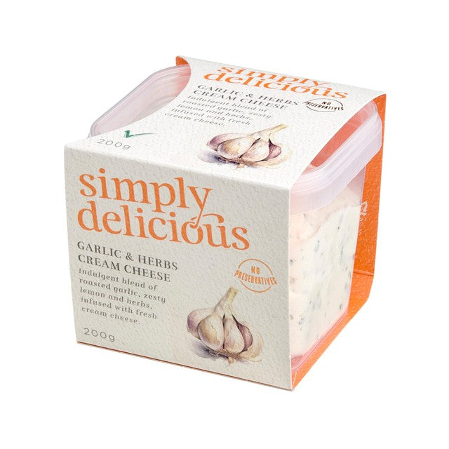 Simply Delicious Garlic & Herb Cream Cheese