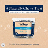 Hollings Sprats dog treats 500g, UK version
