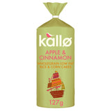 Kallo Apple & Cinnamon Rice and Corn Cakes 127g