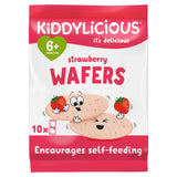 Kiddylicious Strawberry Maxi Wafers Baby Rice Wafers 10 x 4g