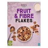 M&S Fruit & Fibre Flakes cereal 500g, imported from the UK