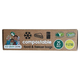 Eco Green Living Certified Compostable Freezer Bags Food Storage 4L
