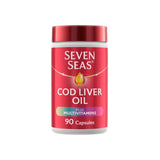 Seven Seas Cod Liver Oil Plus Multivitamins Omega-3 Multivitamin Capsules 90 Capsules