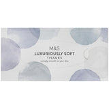 M&S white 3 ply lotioned tissues 80 sheets box, imported from the UK