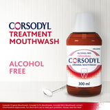 Corsodyl medicated mouthwash original alcohol free 300ml - British product