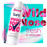Sure Wild Rose deodorant spray 150ml (British brand)