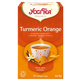 Yogi Tea Organic Turmeric Orange Ayurvedic Herbal Tea 17 Count