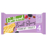 Go Ahead Forest Fruit Crispy Biscuit Slices Snack Bars 12 Slices