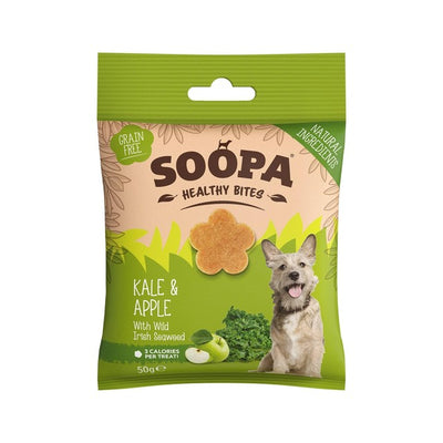 Soopa Kale & Apple Healthy Dog Treat Bites 50g