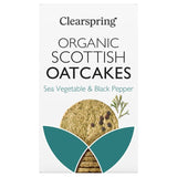Clearspring Organic Sea Vegetable & Black Pepper Oatcakes 200g