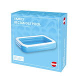 Hoot Family Rectangle Paddling Pool 2.62m x 1.75m, UK version