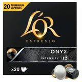 L'OR Onyx Intensity 12 Espresso Coffee Pods x20