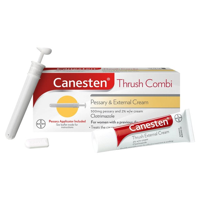 Canesten thrush pessary and cream combi 10g cream - British product