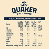 Quaker original porridge sachets family pack 22 x 27g, imported from the UK