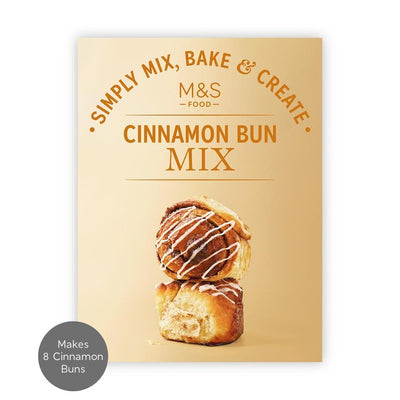 M&S Simply Bake Cinnamon Bun Kit Baking Mix 490g