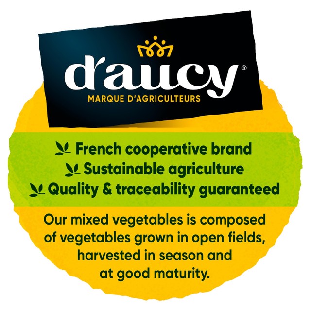 D'aucy mixed vegetables 400g can - British product