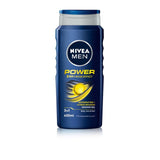 NIVEA MEN Power 3 in 1 shower gel 400ml, imported from the UK