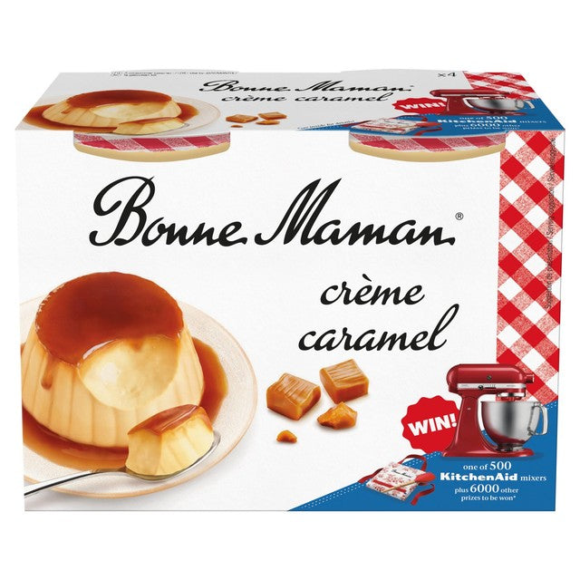 Bonne Maman Creme Caramel dessert 4 x 100g - British product