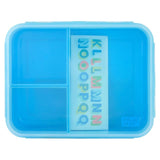 D N C UK LIMITED Polar Gear Kids 3 Section Lunch Box with Stickers Blue/Azure 1 Litre