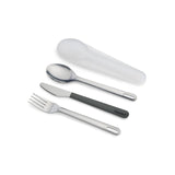 Joseph Joseph Duo Stainless-steel Cutlery Set Grey Travel Cutlery Set