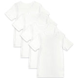 M&S cotton short sleeve vests white 5-6 years, imported from the UK