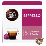 Espresso Coffee Pods Intensity 5, Delicate & Fruity, Pack of 16