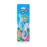 Brush-Baby Flossbrush 0-3 yrs Baby Toothbrush Double Pack