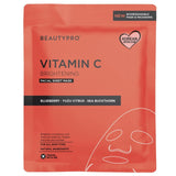 Beauty Pro Vitamin C Brightening Facial Sheet Mask