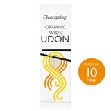 Clearspring Organic Japanese Wide Udon Noodles 200g - British product