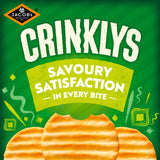 Jacob's Crinklys cheese and onion baked snack biscuits 200g, UK version