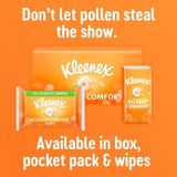 Kleenex Allergy Comfort tissues twin box with 2 x 56 tissues, UK version