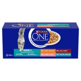 Purina One Senior cat food mixed selection 40x85g, imported from the UK