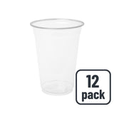 Duni BioPak recycled plastic glasses 270ml - British product