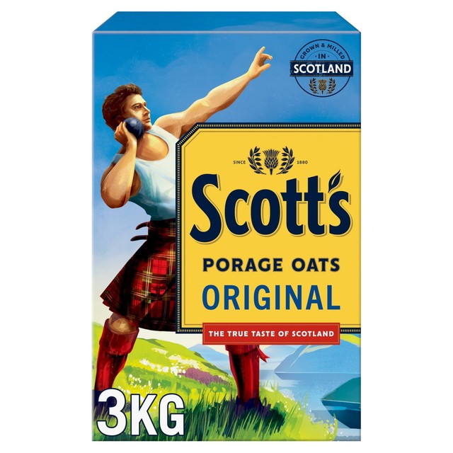 Scott's Original Porridge Oats 3kg (British brand)