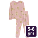 M&S Spencer Bear Essential Light Brown Children's Cotton Pyjamas 5-6 Years