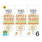 M&S Apple & Mango Juice Drink 6 x 200ml