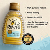 Rowse Acacia honey 250g, imported from the UK