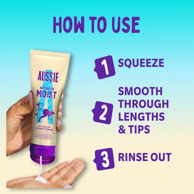Aussie Miracle Moist conditioner 200ml - British product