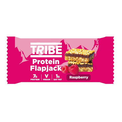 TRIBE Raspberry Protein Flapjack Snack Bar 50g