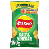 Walkers Salt Vinegar Sharing Crisps 150g