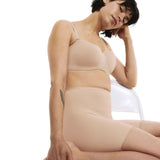 M&S Light Control Thigh Slimmers Rose Quartz Size 14, UK version