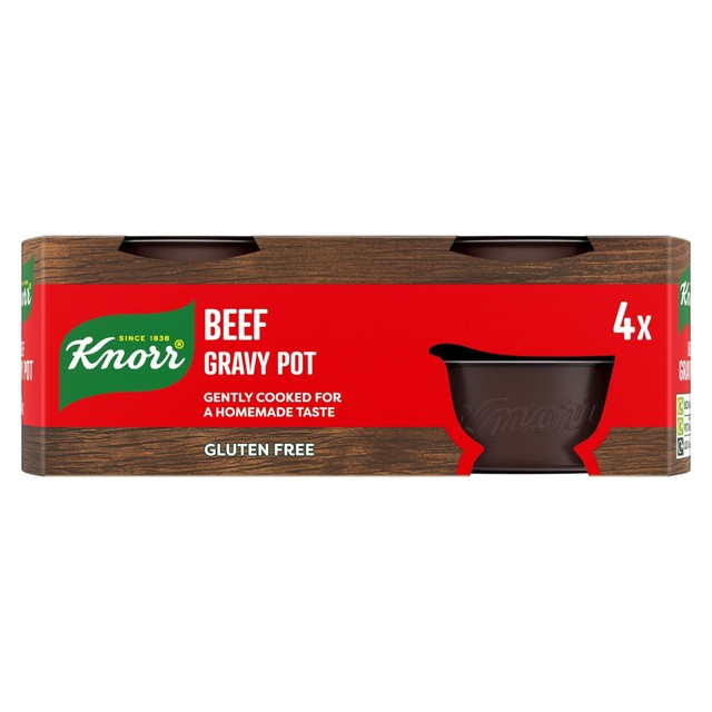 Knorr beef gravy pots 4 x 28g, UK version