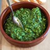 Natoora wild rocket pesto with Tuono almonds 125g, imported from the UK