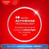 Colgate Max White Ultimate Renewal whitening toothpaste 75ml - British product