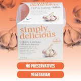 Simply Delicious Garlic & Herb Cream Cheese