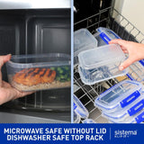 Sistema Klip It Plus food storage containers 3x1L, UK version