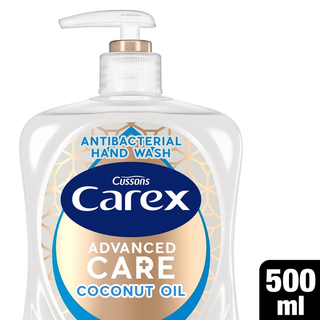 Carex coconut oil antibacterial hand wash 500ml - British product